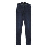 LEVI'S 710 Womens Jeans Blue Slim Skinny Denim Raw W26 L29 Stretch Cotton Blend