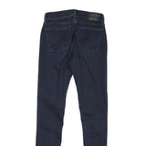 LEVI'S 710 Womens Jeans Blue Slim Skinny Denim Raw W26 L29 Stretch Cotton Blend