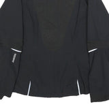 ADIDAS Womens Black ClimaProof Jacket UK 14 Polyester Blend Zip Athletic