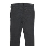 LEE Womens Jeans Black Slim Skinny Denim W28 L27 Zip Cotton Blend Casual