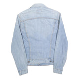 LEVI'S Womens Blue Light Blue Denim Jacket XL Cotton Button Plain Classic Style