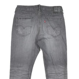 LEVI'S 514 Classic Mens Jeans Grey Regular Straight Denim Medium W34 L23 Zip