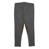 HENRY COTTONS Womens Viscose Blend Grey Regular W32 L28 Trousers Zip Closure