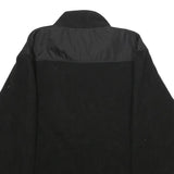 NEW BALANCE Mens Black Jacket S Polyester Zip Plain Sports Casual