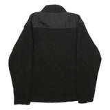 NEW BALANCE Mens Black Jacket S Polyester Zip Plain Sports Casual