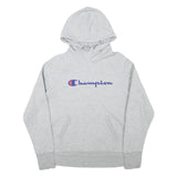 CHAMPION Mens Grey Hoodie M Cotton Blend Pullover Sweatshirt