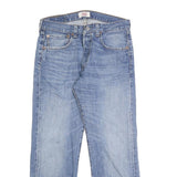 LEVI'S 501 Mens Jeans Blue Regular Straight Denim Light W31 L26 Classic Cotton