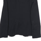 ZARA WOMAN Womens Black Jacket S Polyester Blend Button Plain Tailored Blazer