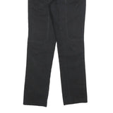 GAUDI Womens Cotton Blend Black Regular Fit Straight Leg Trousers W28 L30