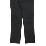 GAUDI Womens Cotton Blend Black Regular Fit Straight Leg Trousers W28 L30