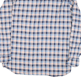 LEE Mens Blue & Pink Check Shirt XL Cotton Blend Casual Long Sleeve