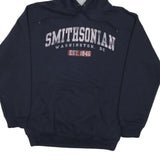 PRAIRIE MOUNTAIN Mens Navy Blue Smithsonian Washington DC Pullover Hoodie L