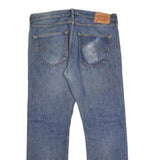 LEVI'S 501 Mens Jeans Blue Regular Straight Denim Medium W35 L32 Classic Button