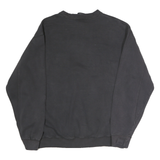 NFL Mens Black Raiders Crew Neck M Cotton Pullover Sweatshirt Football