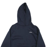 SLAZENGER Womens Navy Hoodie UK 8 Cotton Blend Casual Pullover Sweatshirt