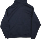 SLAZENGER Womens Navy Hoodie UK 8 Cotton Blend Casual Pullover Sweatshirt