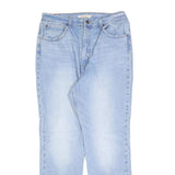 LEVI'S Womens Regular Fit Blue Denim Straight Jeans Cotton Blend W32 L29 Classic