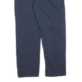 CARHARTT Mens Cotton Blend Navy Relaxed Straight Trousers W40 L34 Workwear