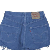 LEVI'S Womens Shorts Blue Casual S W28 Distressed Raw Hem Buttons