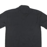 DICKIES Mens Black Disneyland Resort Work Shirt S Cotton Blend Short Sleeve