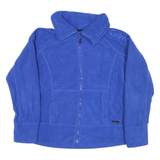 CALVIN KLEIN Mens Blue Zip Jacket XL Polyester Blend Casual Lightweight Design