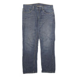 LEVI'S Mens Regular Fit Blue Denim Plain Jeans W32 L30 Zip Cotton Classic