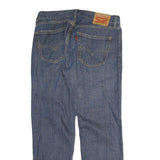 LEVI'S Mens Regular Fit Blue Denim Plain Jeans W32 L30 Zip Cotton Classic