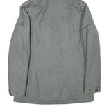 JACK WOLFSKIN Womens Grey Jacket M Polyester Blend Plain Zip Outdoor Hooded