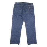 DICKIES Mens Blue Regular Straight Leg Denim Cotton Blend Medium W38 L30