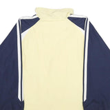 WILSON Womens Cream & Navy Zip Track Jacket XL Polyester Colourblock Sport