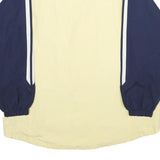 WILSON Womens Cream & Navy Zip Track Jacket XL Polyester Colourblock Sport
