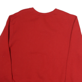 RUSSELL ATHLETIC Mens Red Basketball Blue River Valley Crew Neck L Cotton