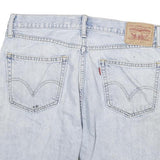LEVI'S Mens Shorts Blue Straight Fit Denim L W34 Casual Stylish