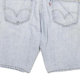 LEVI'S Mens Shorts Blue Straight Fit Denim L W34 Casual Stylish