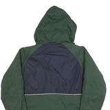 CHAPS RALPH LAUREN Mens Green & Navy Zip Jacket M Polyester Blend Casual Outdoor