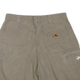 CARHARTT Mens Shorts Beige Casual M W34 Workwear Utility Cotton Blend