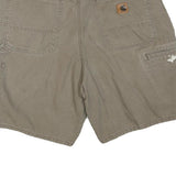 CARHARTT Mens Shorts Beige Casual M W34 Workwear Utility Cotton Blend