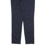 POLO RALPH LAUREN Mens Cotton Blend Navy Slim Straight Trousers W36 L34 Classic