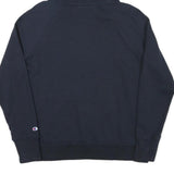 CHAMPION Womens Navy Blue Notre Dame Pullover Hoodie M Cotton Blend