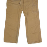 DICKIES Mens Jeans Beige Regular Straight Denim W36 L28 Workwear Trousers