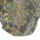 MOSSY OAK Mens Beige & Green Camo Shirt XL Outdoor Hunting Button-Down