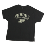 PRO EDGE Mens Black Purdue Boilermakers Graphic T-Shirt XL Short Sleeve Crew
