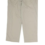 DOCKERS Mens Cotton Beige Regular Straight Trousers W38 L29 Classic Zip Front