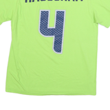 NIKE Mens Green & Blue Seattle Seahawks Hauschka Football Shirt L Short Sleeve