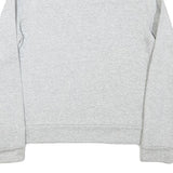 PUMA Womens Grey 1/4 Zip S Sweatshirt Cotton Blend Sport Casual Pullover