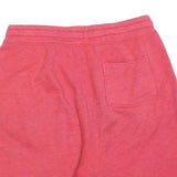 HOLLISTER Mens Shorts Red Casual Cotton Blend XS W28 Drawstring Logo