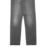 LEVI'S Womens Grey Regular Straight Denim Raw W26 L29 Zip Cotton Blend Jeans