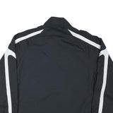REEBOK Mens Black & White Enterprise Track Jacket M Nylon Zip Sportswear