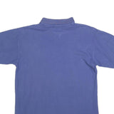 POLO RALPH LAUREN Mens Blue Short Sleeve Plain S Cotton Blend Polo Shirt