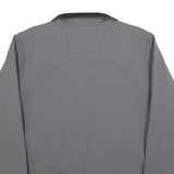 CARHARTT Mens Grey Workwear Jacket L Polyester Blend Zip Plain Construction